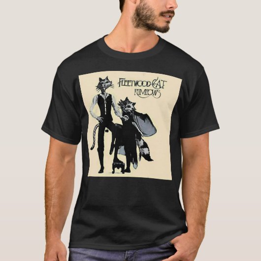 Fleetwood Cat. Rumeows. T-shirt (Voorkant)