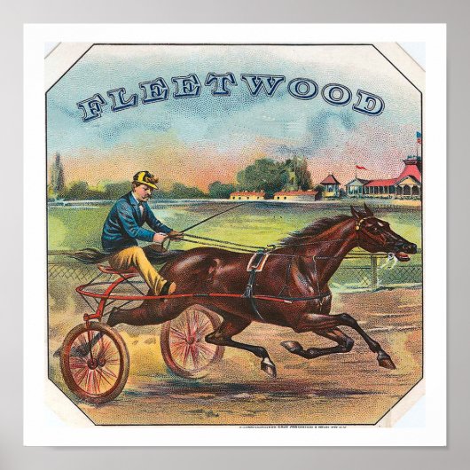 Fleetwood  Horse Racing Poster (Voorkant)