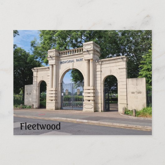 Fleetwood Memorial Park Briefkaart (Voorkant)