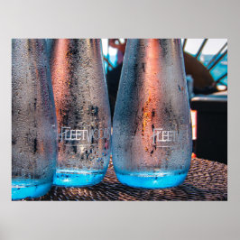 Fleetwoods tafelwaterflessen poster