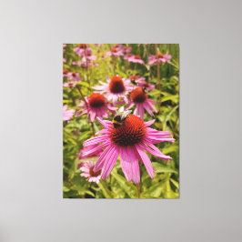 Fleissige Hummel Canvas Afdruk