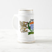 Fleming Irish Shield Beer Stein Bierpul (Voorkant links)