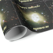 Fleming nebula, aangepaste naam en tekstastronomie cadeaupapier (Rol Hoek)