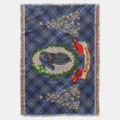 Fleming Scottie Dog Christmas Throw Blanket Deken (Voorkant Verticaal)