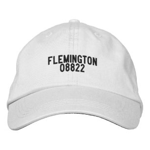 Flemington New Jersey Hoed Geborduurde Pet