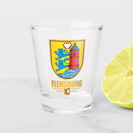 "Flensburg" Apparel Shot Glas (Voorkant)