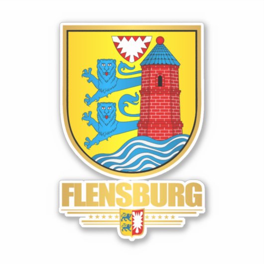 Flensburg Sticker (Voorkant)