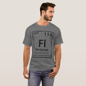 Flerovium Element (zwart) T-shirt (Voorkant volledig)