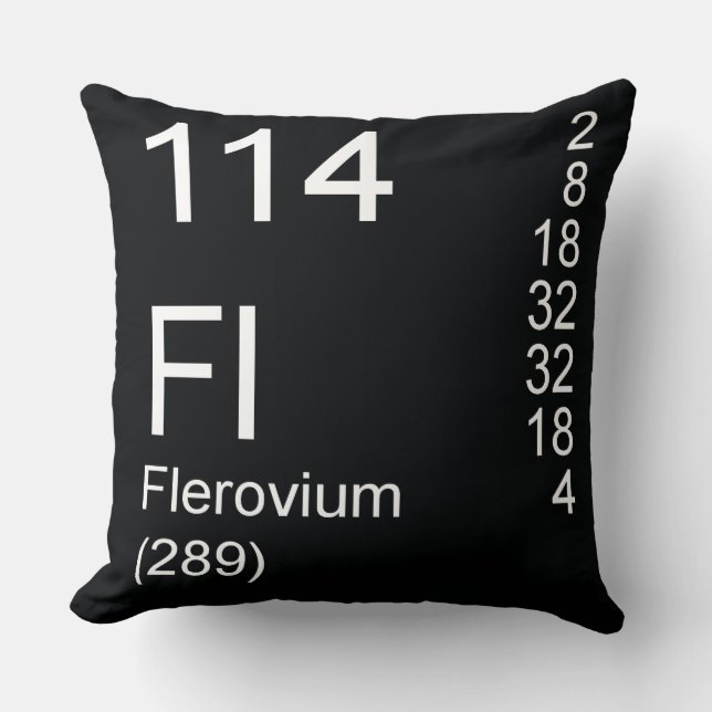 Flerovium Kussen (Voorkant)