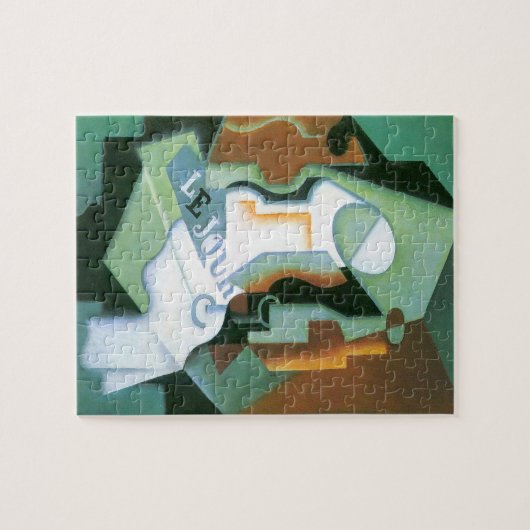 Fles and Fruit Dish door Juan Gris, Cubisme Legpuzzel (Horizontaal)