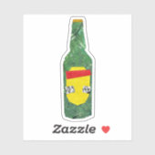Fles bier sticker (Vel)