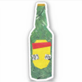 Fles bier sticker (Voorkant)