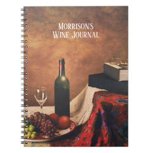 Fles en Boeken/Speciaal wijnjournaal Notitieboek
