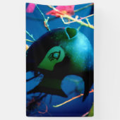 Fles Fish Gibney Het Museum Zazzle Banner (Verticaal)