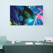 Fles Fish Gibney Het Museum Zazzle Banner (Beurs)