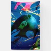 Fles Fish Gibney Het Museum Zazzle Banner (Verticaal)