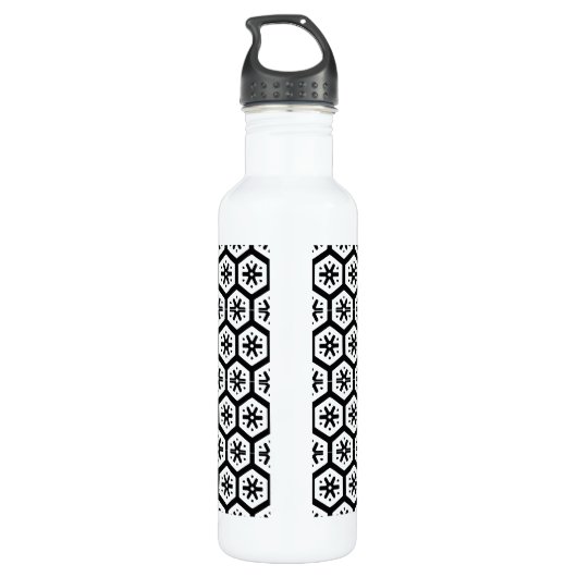 Fles - Graphic Snowflake (Achterkant)