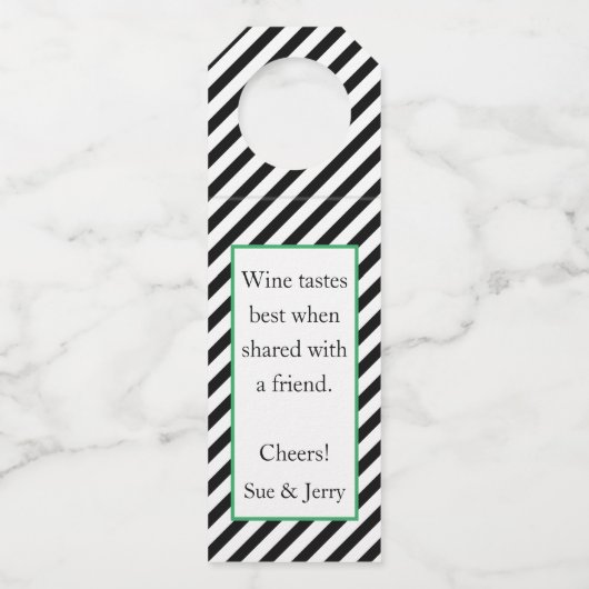 Fles Hanger Labels (Voorkant)