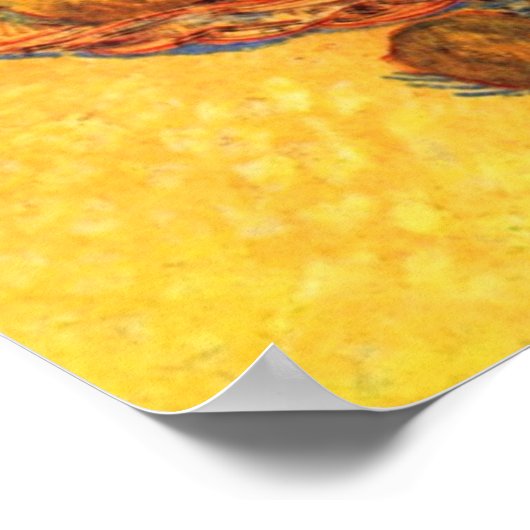 Fles, leemons en Sinaasappels van Gogh Poster (Hoek)