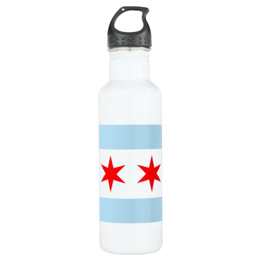 fles met Chicago Flag Liberty (Voorkant)