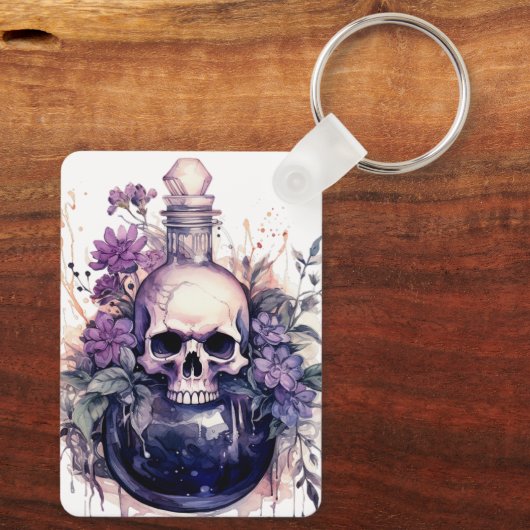 Fles met drank [1] sleutelhanger (Achterkant)