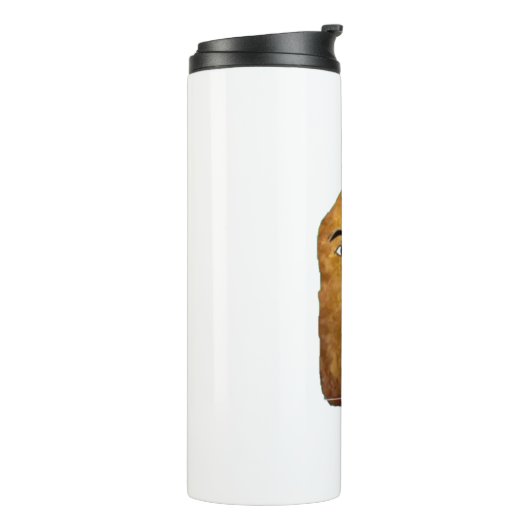 Fles met gegagedigedago (Gedraaid links)