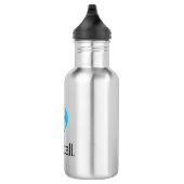 Fles met GreatCall-water (Rechts)