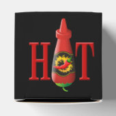 Fles met hete saus bedankdoosjes (Bovenkant)