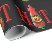 Fles met hete saus cadeaupapier (Rol Hoek)