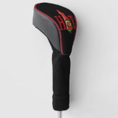 Fles met hete saus golfheadcover (Schuin)
