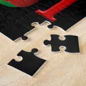 Fles met hete saus legpuzzel (Zijkant)