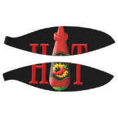 Fles met hete saus mini basketbal (Panelen)