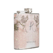 Fles met vinyl bekleed heupfles (Rechts)