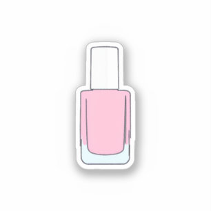 Fles nagellak sticker