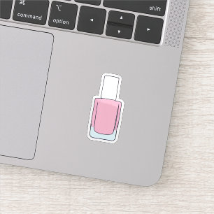 Fles nagellak sticker