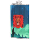 Fles omwikkeld met vinyl heupfles (Links)