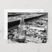 FLES OP TREINSPANNING BRIEFKAART (Voorkant / Achterkant)