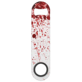 Fles Open Blood Splatter Vampire Gothic Horror Speed Flessenopener (Achterkant)