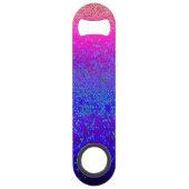 Fles Opener Glitter Star Dust Speed Flessenopener (Achterkant)