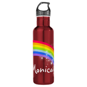 Fles regenboog rode kids drinkfles