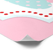 Fles Ring Toss Sign for Carnival Circus Birthday Poster (Hoek)