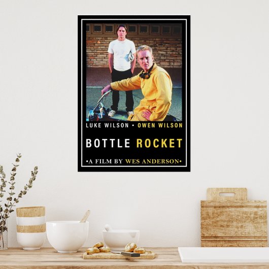 Fles Rocket Poster (Keuken)