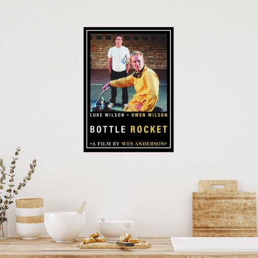 Fles Rocket Poster (Keuken)