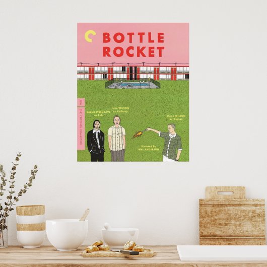Fles Rocket Poster (Keuken)