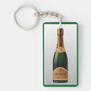 FLES VAN CHAMPAGNE SLEUTELHANGER