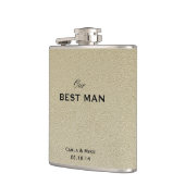 fles van de beste man heupfles (Links)