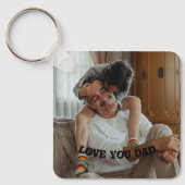 Fles van de Liefde van je vader < gepersonaliseerd Sleutelhanger (Voorkant)