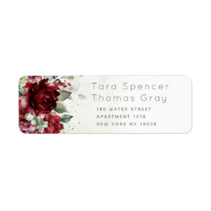 Fles van pony's Wedding Plain Envelope-adres Etiket
