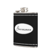 Fles voor bruidsjonker heupfles (Links)