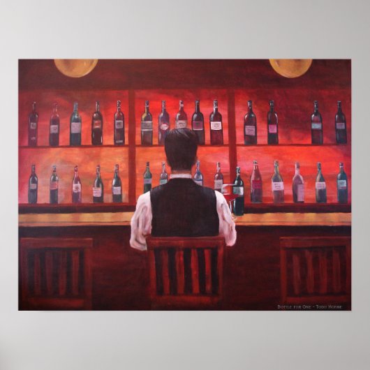 Fles voor één poster (Voorkant)